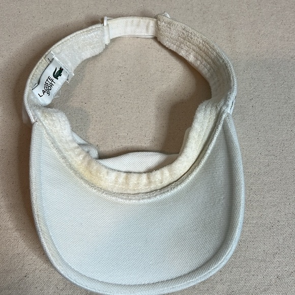 Lacoste Sport White Visor – Miami Open Itaú Edition – Men’s Size L - Picture 5 of 6